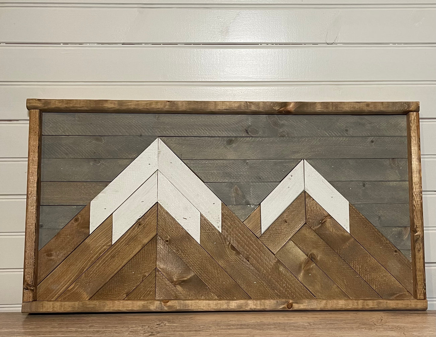 Rustic Mountain Wood art