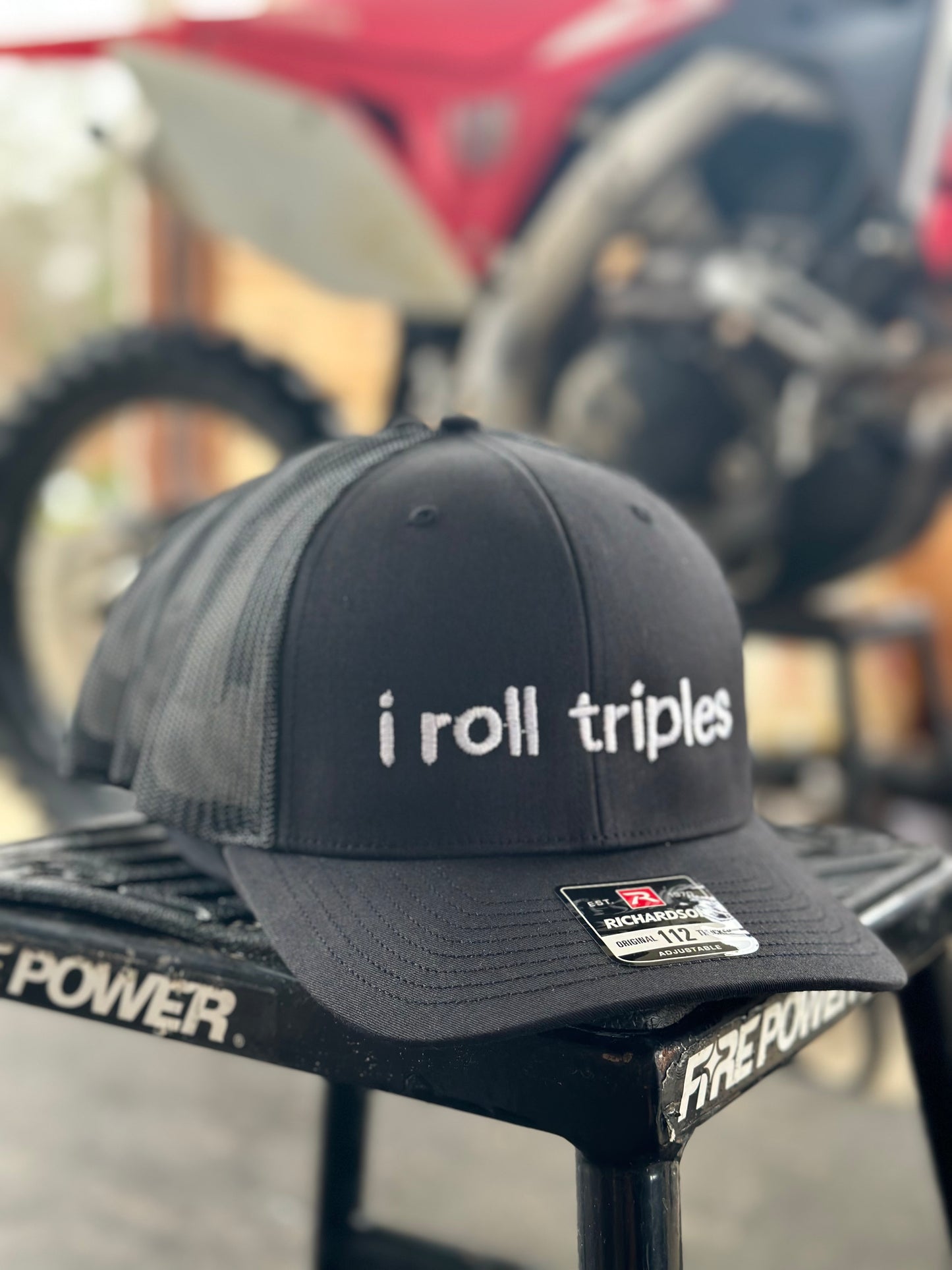 “I Roll Triples” Ball Cap